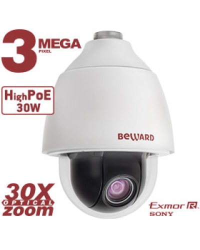 IP-камера видеонаблюдения PTZ купольная Beward BD143P30 в Кирове IP-камеры Pintop.ru