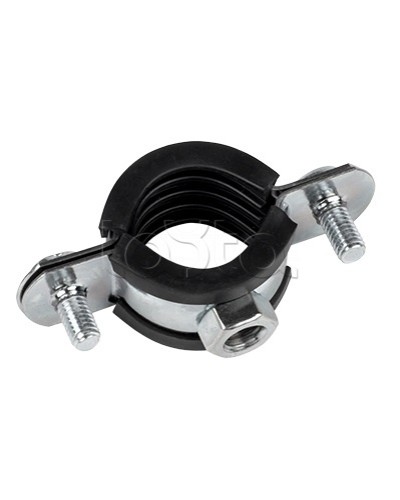 Хомут стальной 1 (32-37 мм), с уплотнителем EKF (hsu1100) в Кирове Стяжки-хомуты Pintop.ru