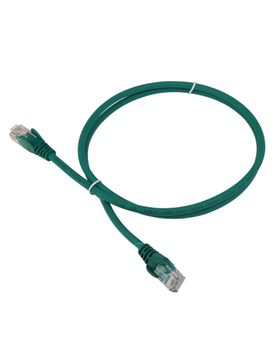 Патч-корд LANMASTER LSZH UTP кат.5e, 0.3 м, зеленый LANMASTER LAN-PC45/U5E-0.3-GN в Кирове Патчкорды (медные) Pintop.ru