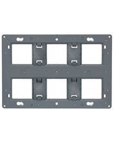 Суппорт Mosaic на 2x6, 2x8 или 2x3x2 модулей LEGRAND 080266 в Кирове Аксессуары для кабель-канала Pintop.ru