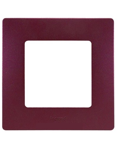 Рамка 1 пост Etika сливовый Legrand 672561 в Кирове Аксессуары для кабель-канала Pintop.ru