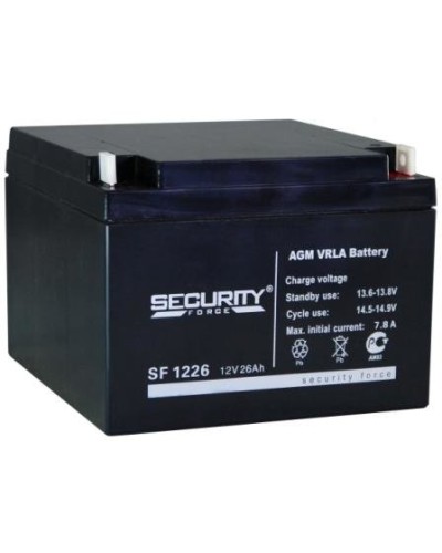 Аккумулятор свинцово-кислотный Security Force SF 1226 в Кирове Электротехническое оборудование Pintop.ru